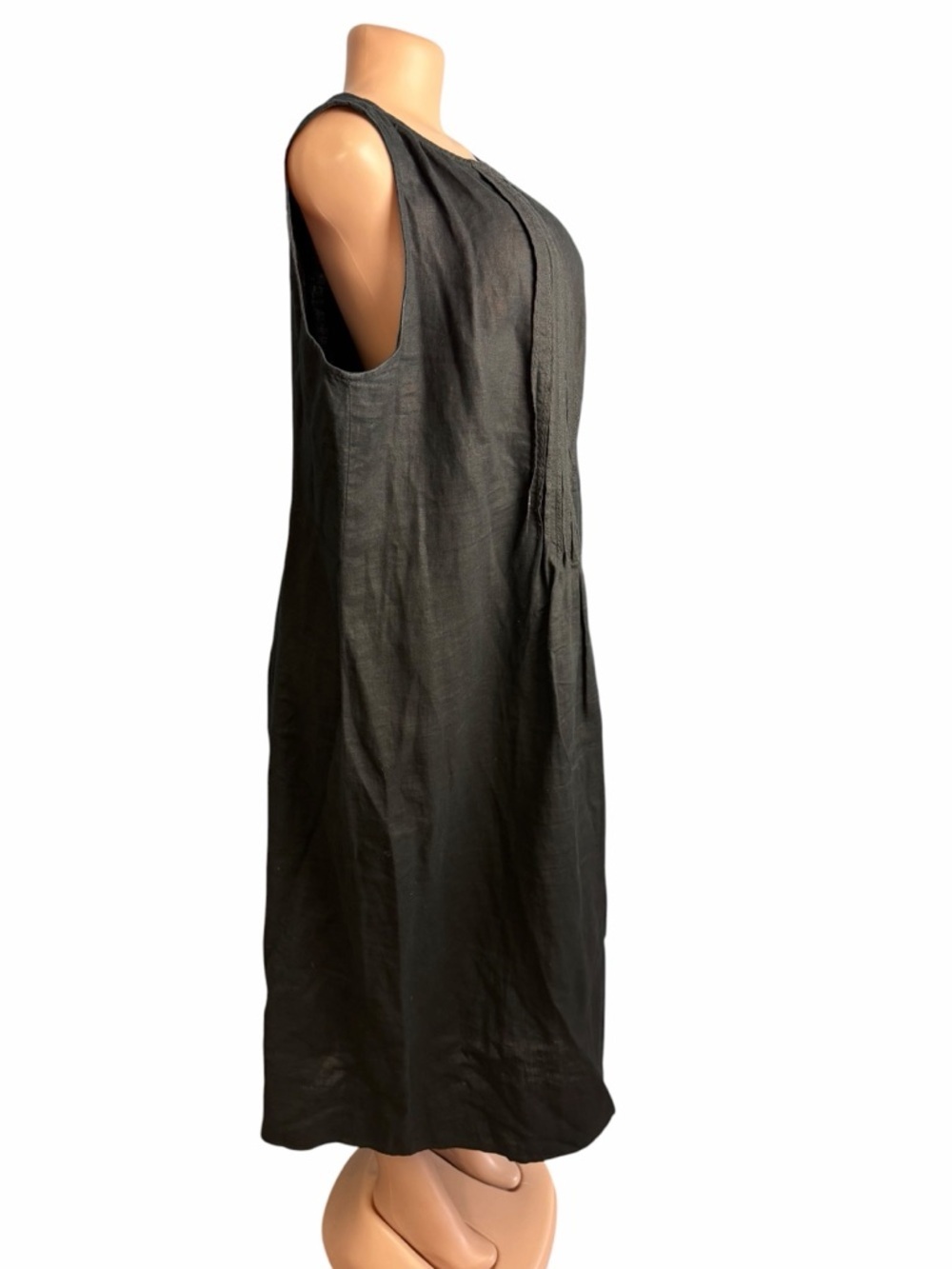 J. Jill Black Linen Shift Maxi Dress - Picture 4 of 10